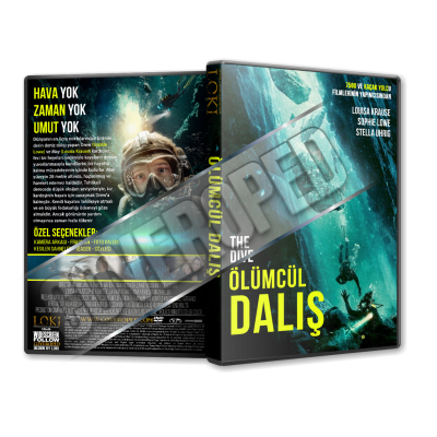 Ölümcül Dalış - The Dive - 2023 Türkçe Dvd Cover Tasarımı